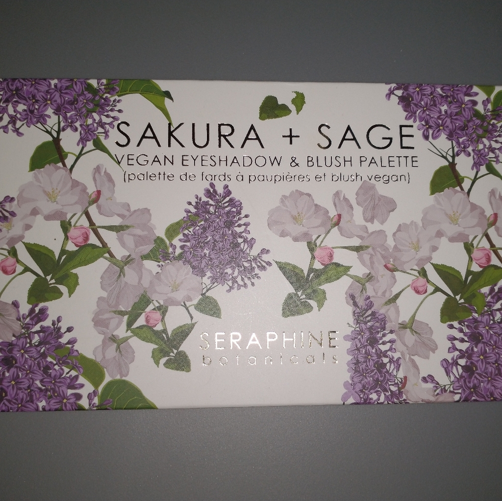 Seraphine botanicals Sakura + Sage Eyeshadow & Blush Palette